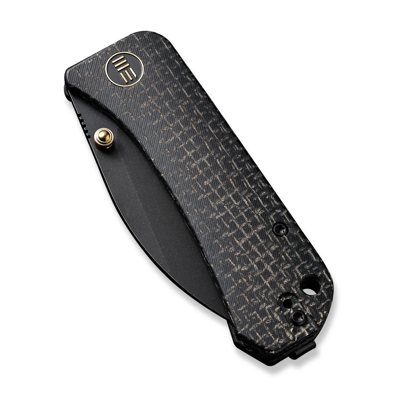 WEKNIFE Banter Wharncliffe Thumb Stud Knife Micarta Handle (2.85" CPM S35VN Blade) WE19068J-1 - Image 6