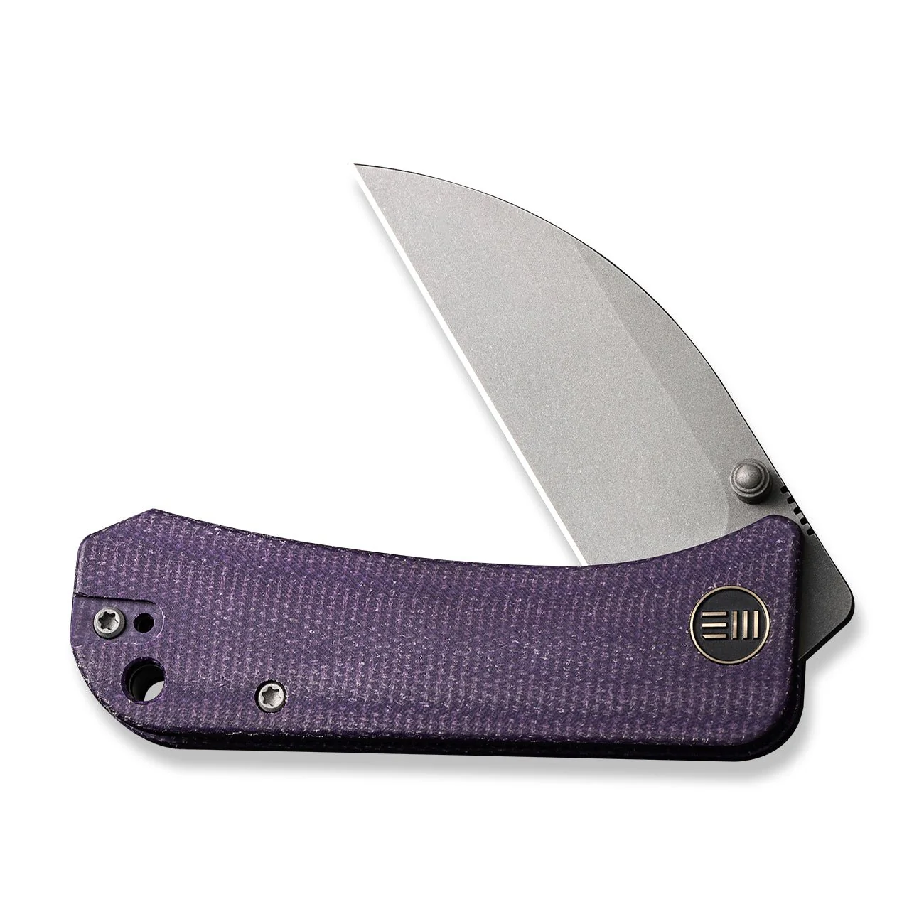 WEKNIFE Banter Wharncliffe Thumb Stud Knife Micarta Handle (2.85" CPM S35VN Blade) WE19068J-2 - Image 5