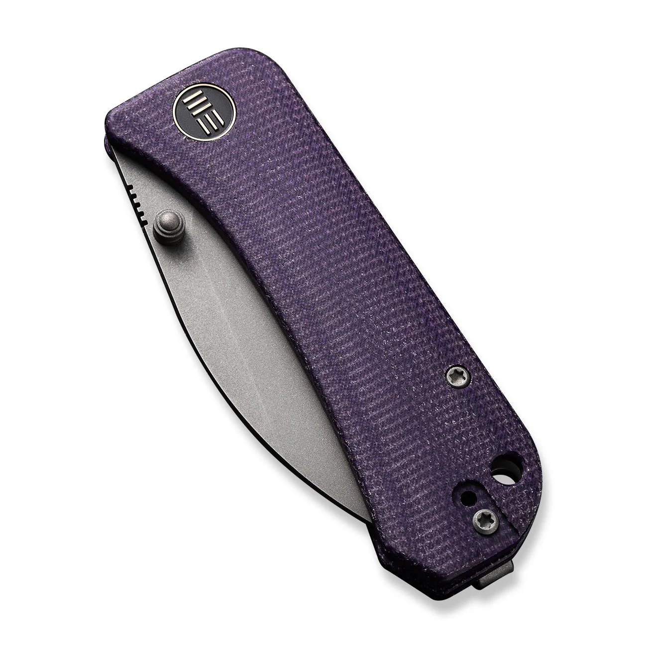 WEKNIFE Banter Wharncliffe Thumb Stud Knife Micarta Handle (2.85" CPM S35VN Blade) WE19068J-2 - Image 6