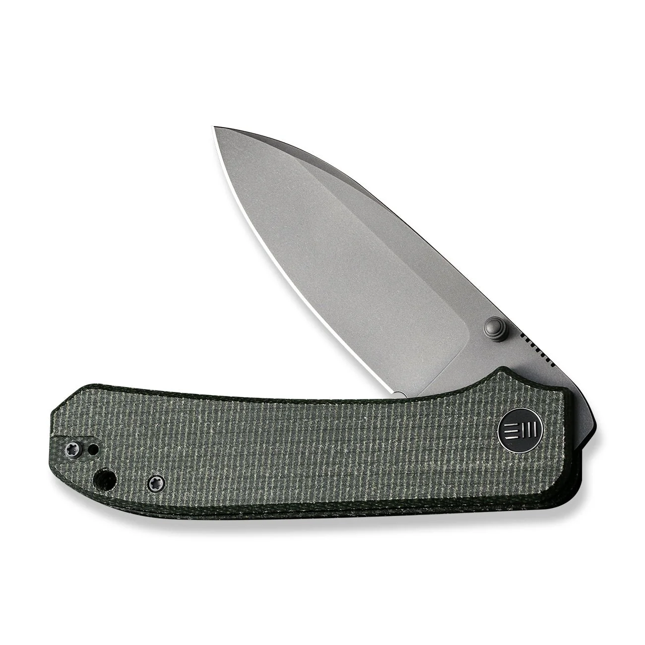 WEKNIFE Big Banter Thumb Stud Knife Micarta Handle (3.69" CPM 20CV) WE21045-2 - Image 5