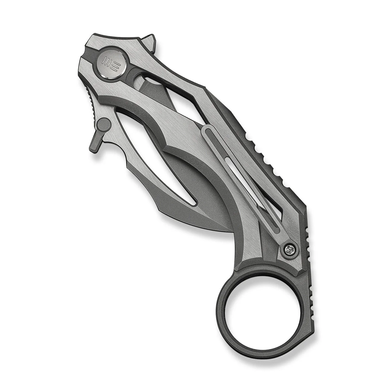 WEKNIFE Cryonix Flipper Knife Titanium Handle (2.03" M390 Blade) WE24070-2 - Image 6