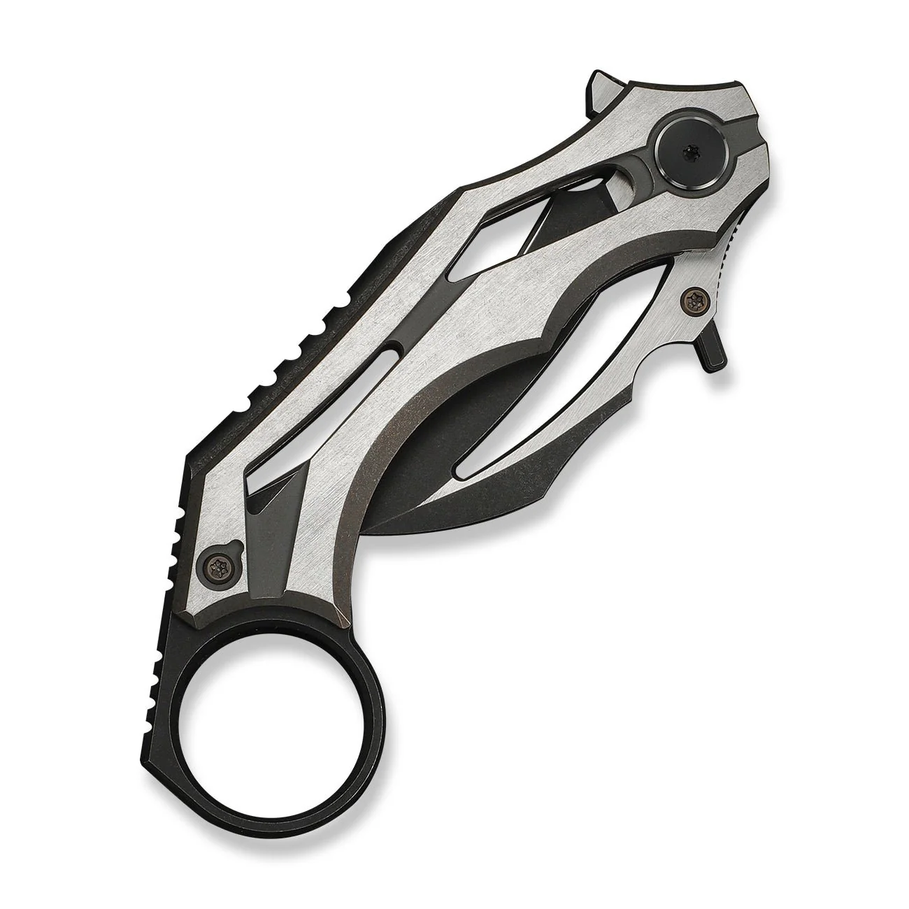 WEKNIFE Cryonix Flipper Knife Titanium Handle (2.03" M390 Blade) WE24070-3 - Image 7