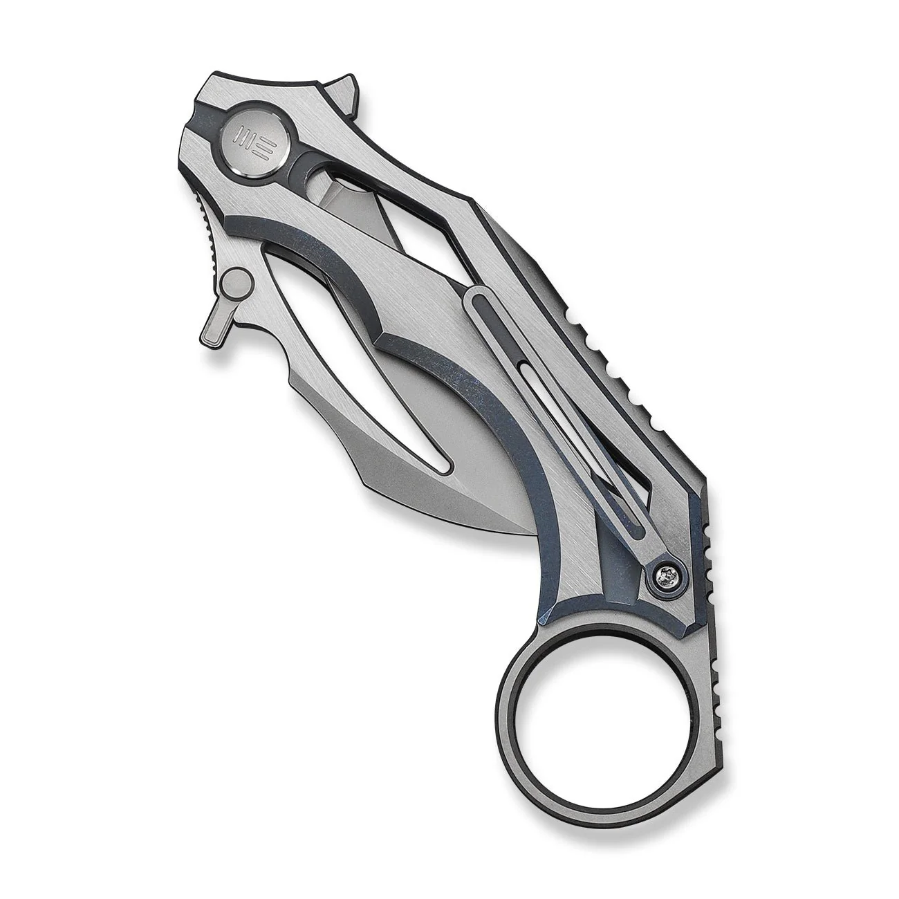 WEKNIFE Cryonix Flipper Knife Titanium Handle (2.03" M390 Blade) WE24070-4 - Image 6