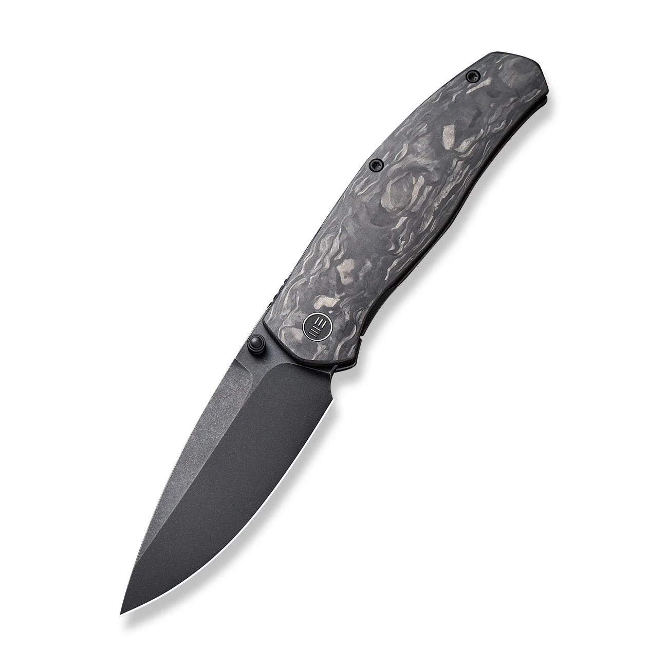 WEKNIFE Esprit Thumb Stud & Front Flipper Knife Titanium & Carbon Fiber Handle (3.25" CPM 20CV Blade) WE20025A-C - Image 3