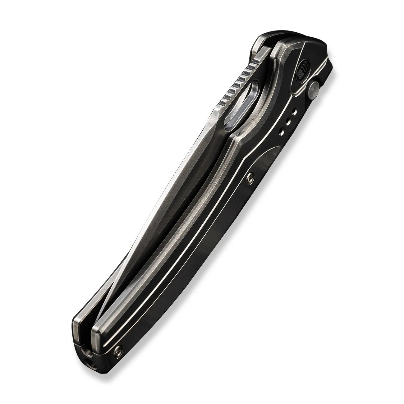 WEKNIFE Exciton Flipper & Thumb Hole & Button Lock Knife Titanium Handle (3.68" CPM 20CV Blade) WE22038A-7 - Image 8
