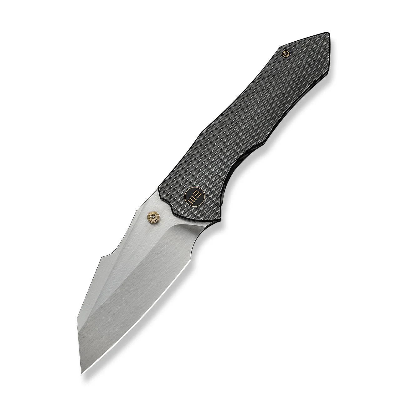 WEKNIFE High-Fin XL Thumb Stud Knife Titanium Handle (3.48" CPM 20CV Blade) WE24010-6 - Image 3