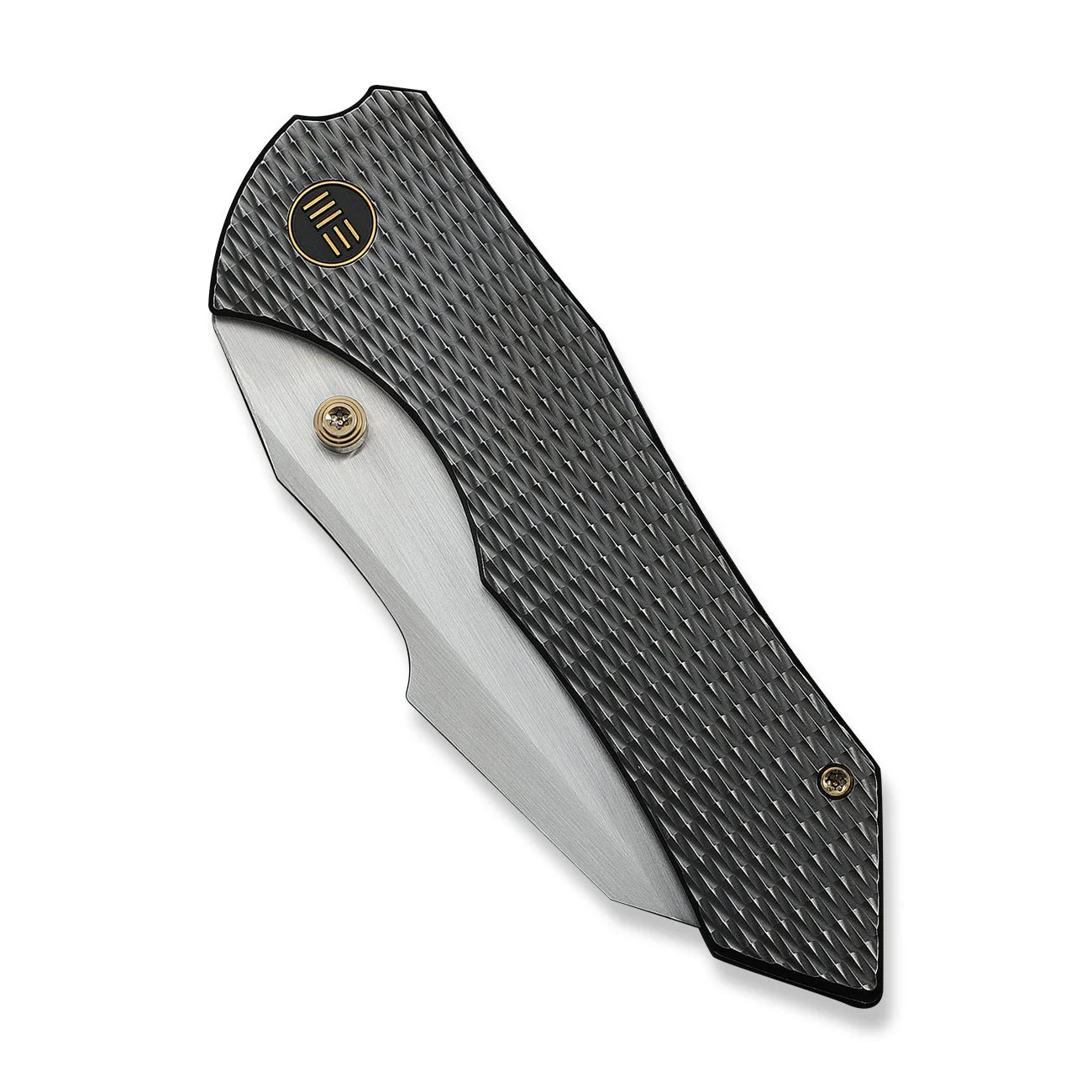 WEKNIFE High-Fin XL Thumb Stud Knife Titanium Handle (3.48" CPM 20CV Blade) WE24010-6 - Image 6