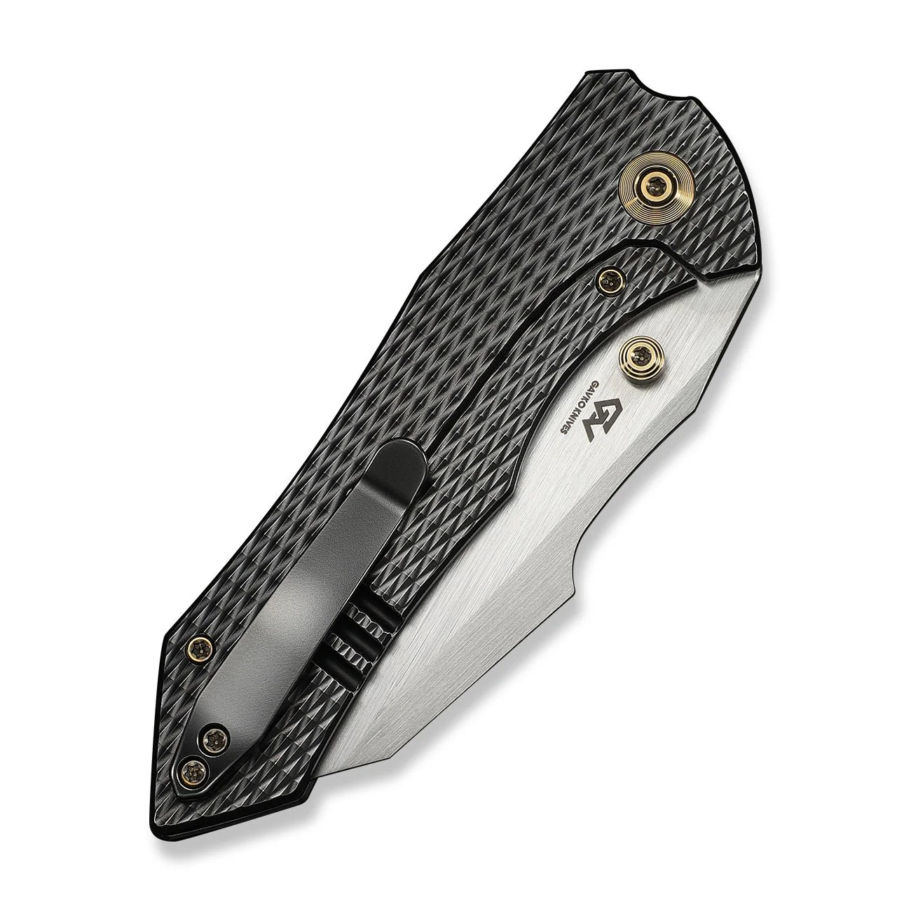 WEKNIFE High-Fin XL Thumb Stud Knife Titanium Handle (3.48" CPM 20CV Blade) WE24010-6 - Image 7