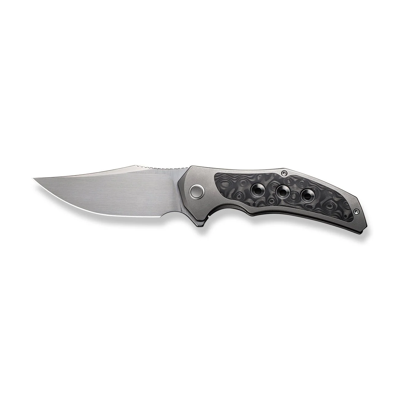 WEKNIFE Magnetron Flipper Knife Titanium & Carbon Fiber Handle (3.76" CPM 20CV Blade) WE18058-2 - Image 4