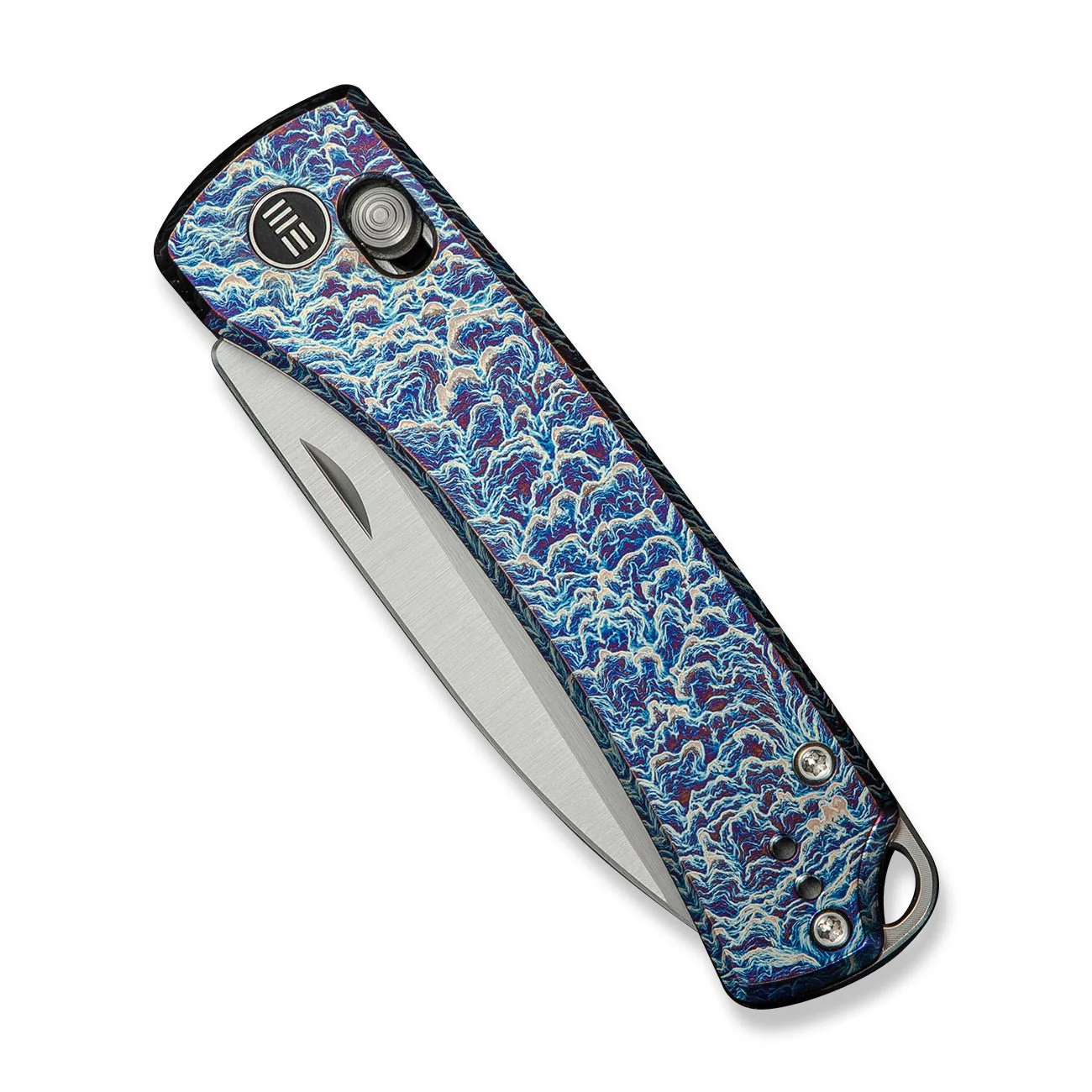 WEKNIFE Nightblade Crossbar Lock Knife Titanium Handle (2.98" CPM 20CV Blade) WE22046-4 - Image 8