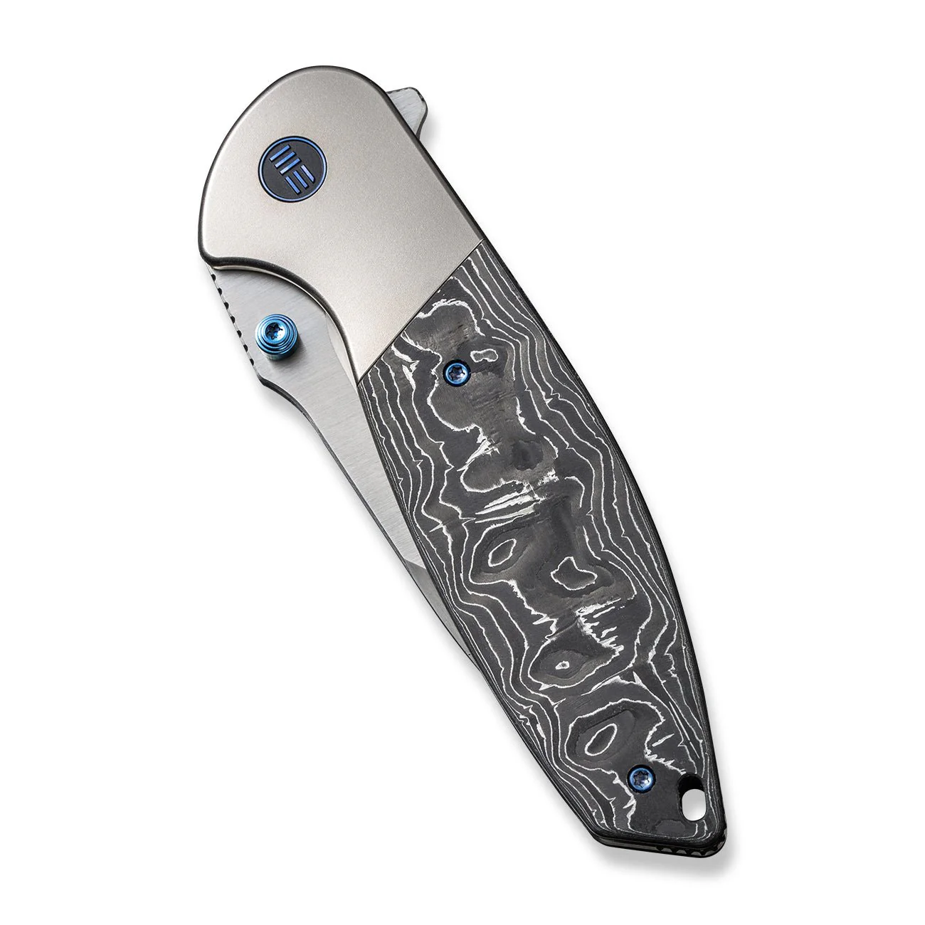 WEKNIFE Nitro OG Flipper & Thumb Stud Knife Titanium & Carbon Fiber Handle (3.75" CPM 20CV Blade) WE23035-3 - Image 6