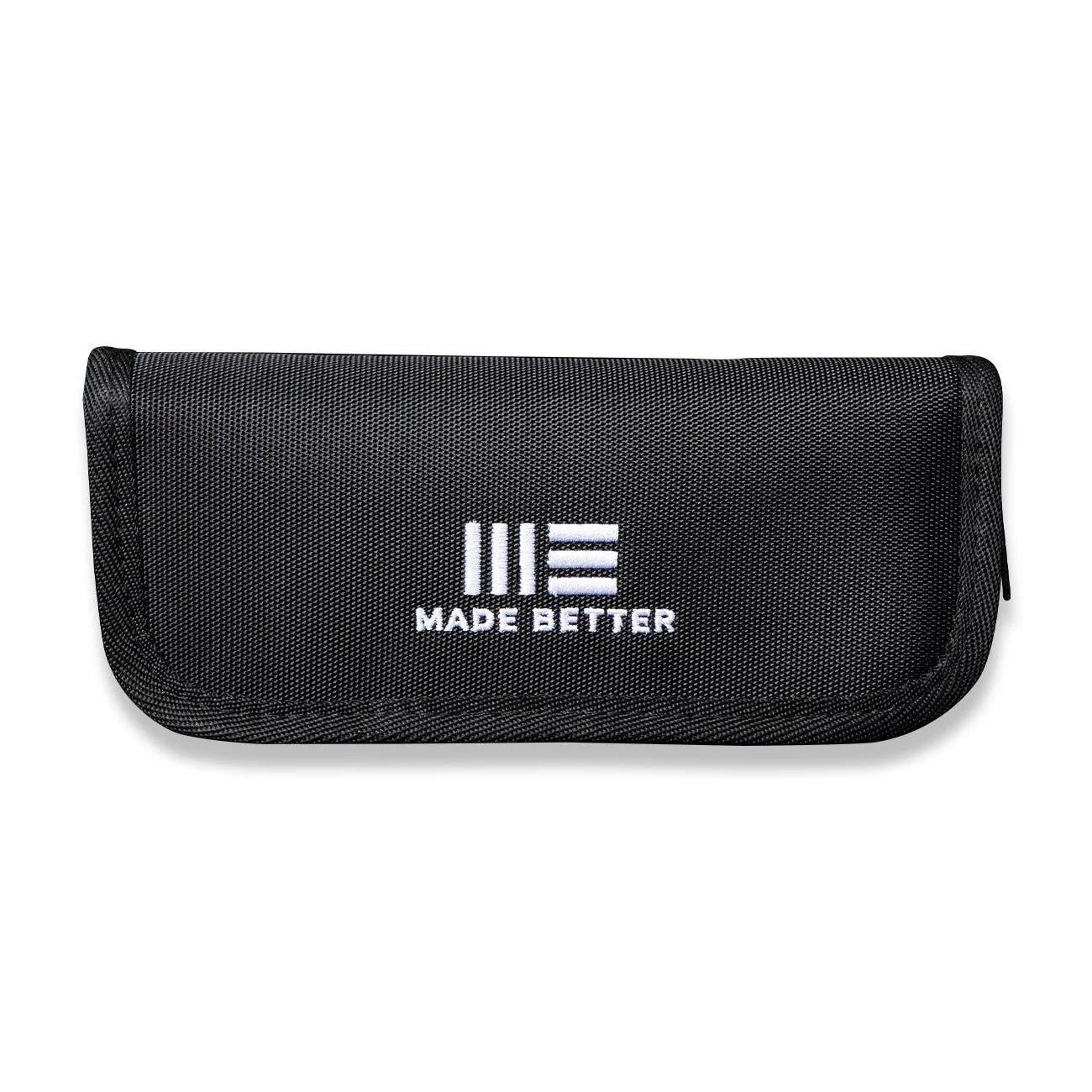 WEKNIFE Black Nylon Knife Zippered Pouch With Polishing Cloth And Stickers WE-01 - Image 4