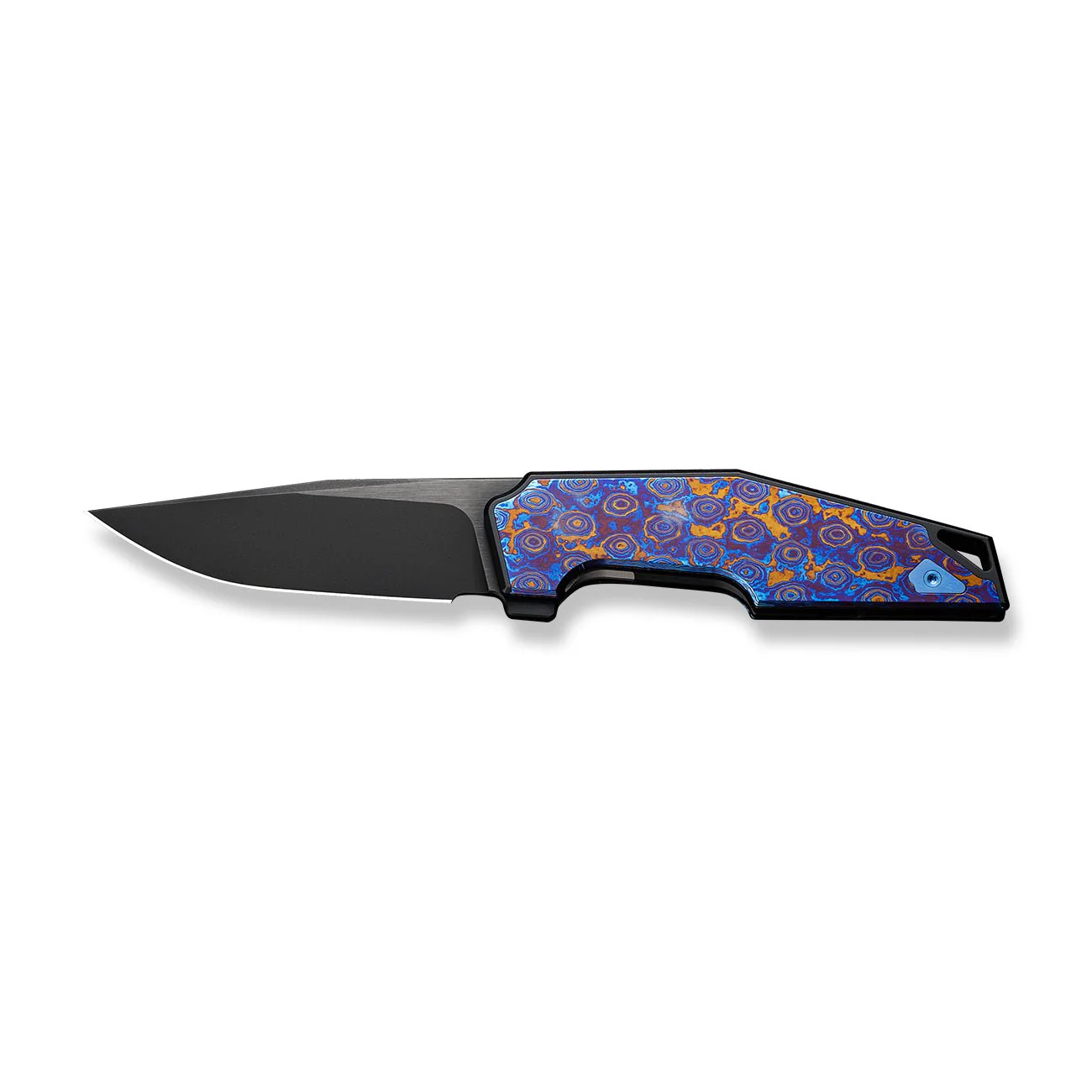 WEKNIFE OAO (One and Only) Flipper Knife Titanium & Timascus Handle (3.4" CPM 20CV Blade) WE23001-4 - Image 4
