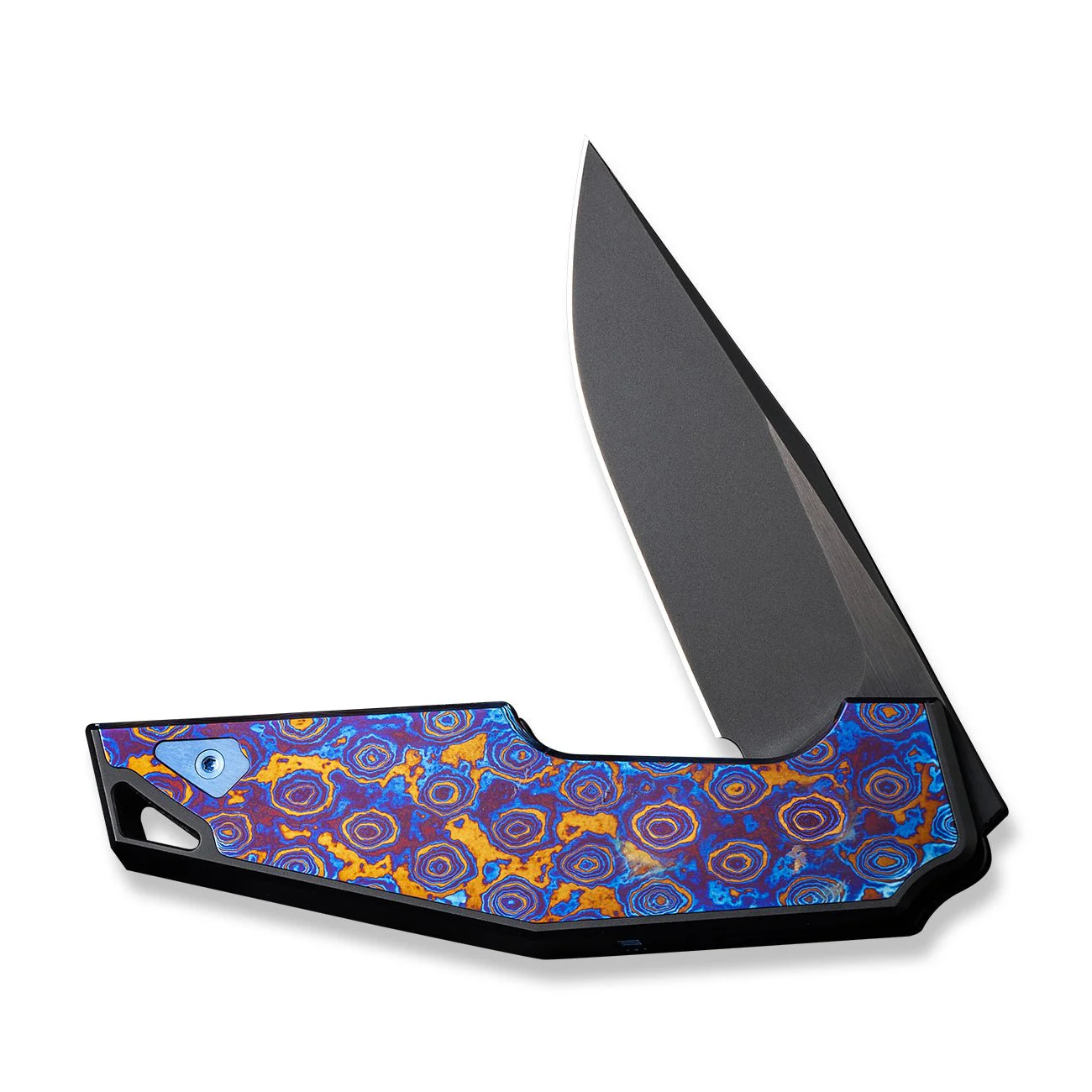 WEKNIFE OAO (One and Only) Flipper Knife Titanium & Timascus Handle (3.4" CPM 20CV Blade) WE23001-4 - Image 5