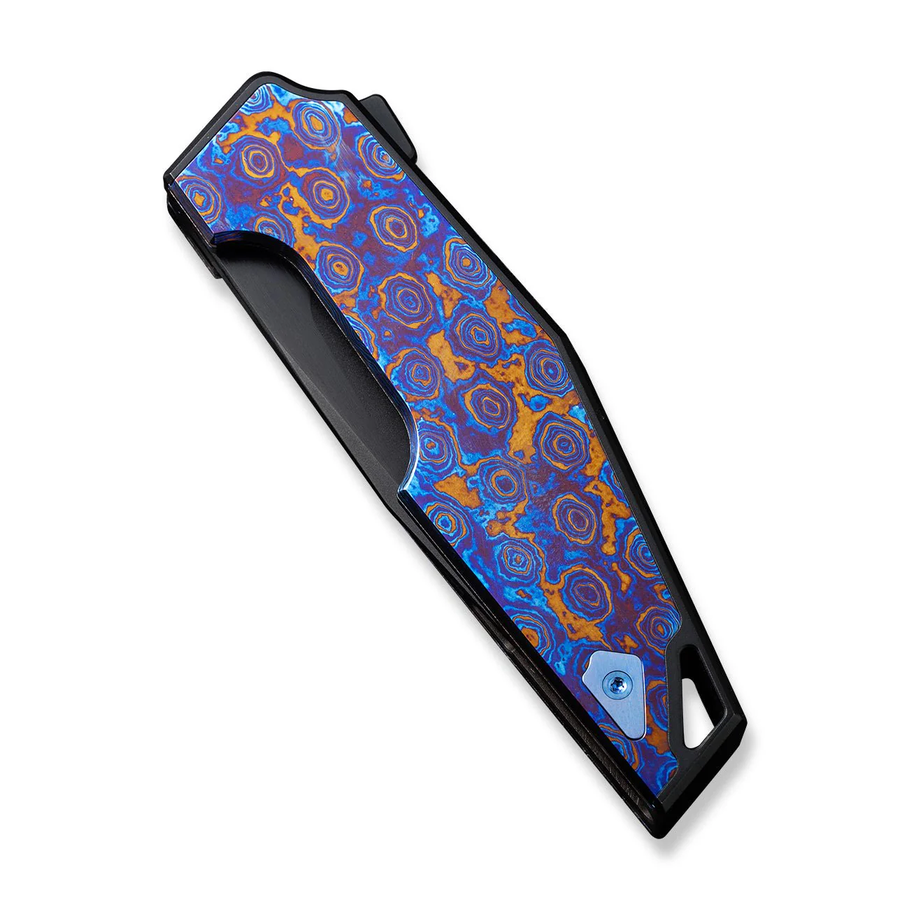 WEKNIFE OAO (One and Only) Flipper Knife Titanium & Timascus Handle (3.4" CPM 20CV Blade) WE23001-4 - Image 6