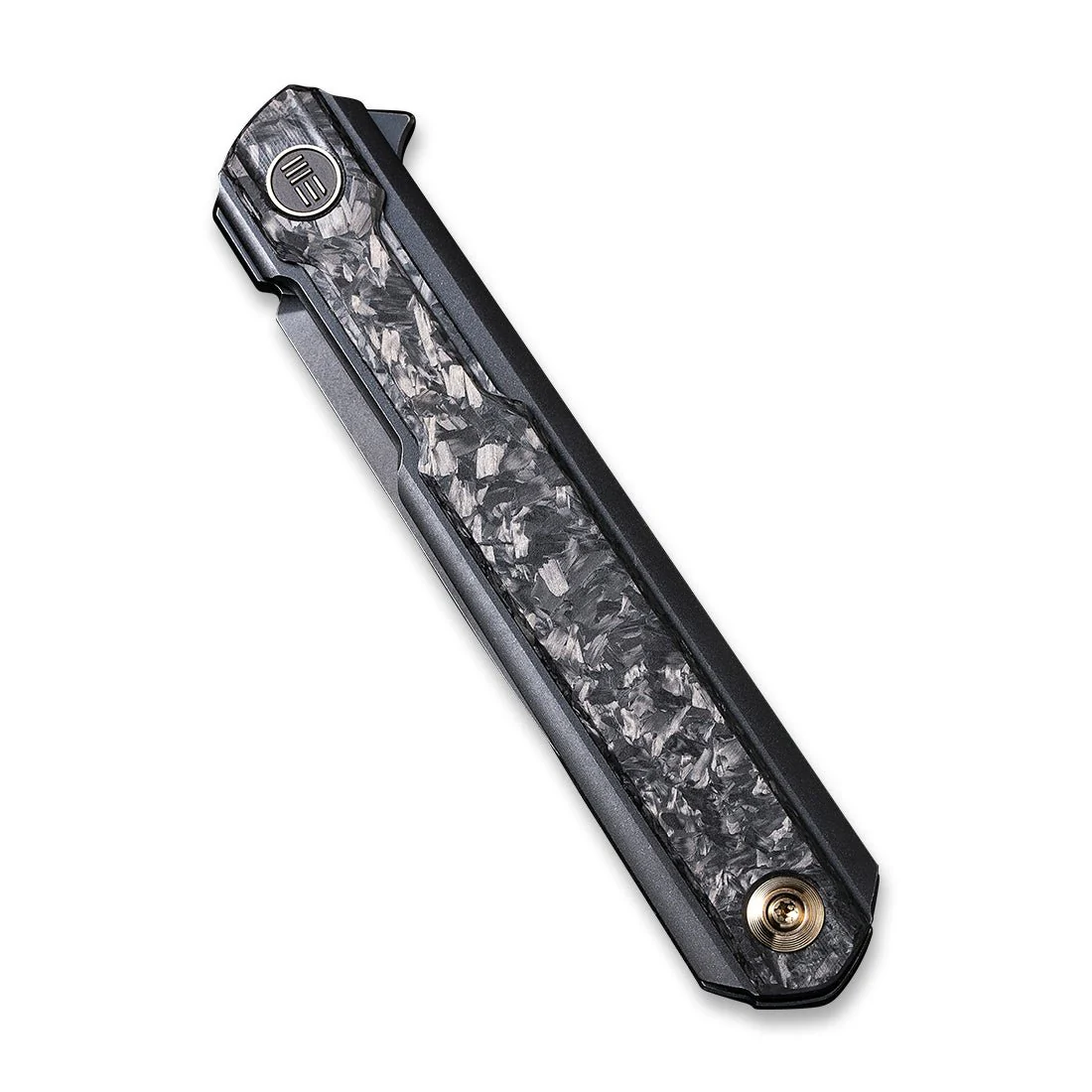 WEKNIFE Peer Flipper Knife Titanium & Carbon Fiber Handle (3.46" CPM 20CV Blade) 2015D - Image 5