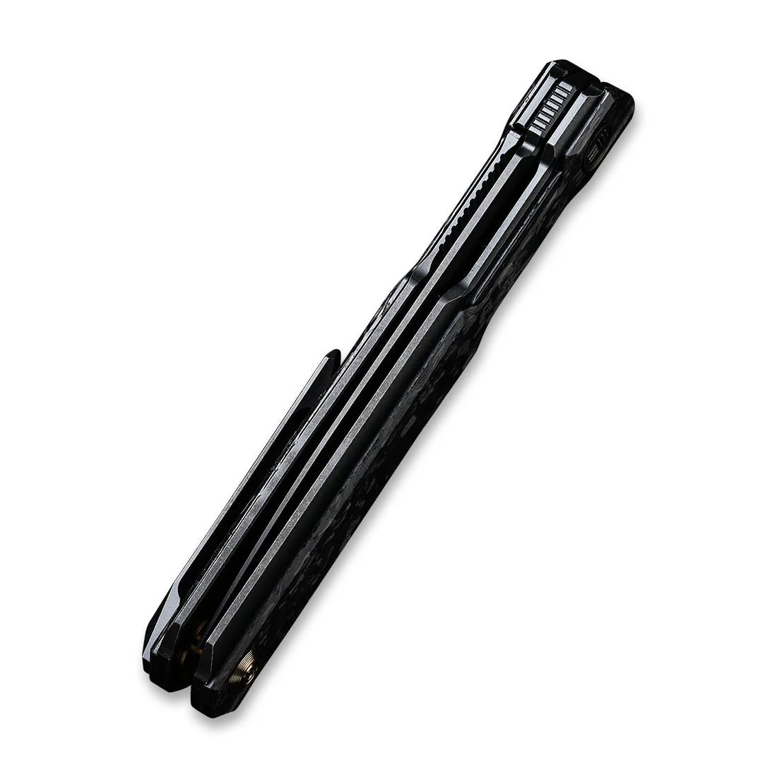 WEKNIFE Peer Flipper Knife Titanium & Carbon Fiber Handle (3.46" CPM 20CV Blade) 2015D - Image 7