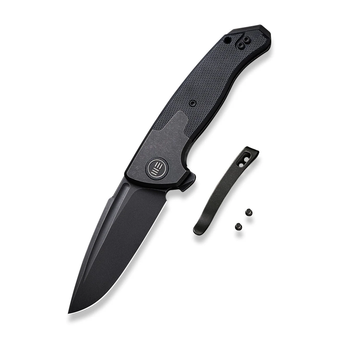 WEKNIFE Press Check Flipper Knife Titanium & G10 Handle (3.15" CPM 20CV Balde) WE20078B-1 - Image 3