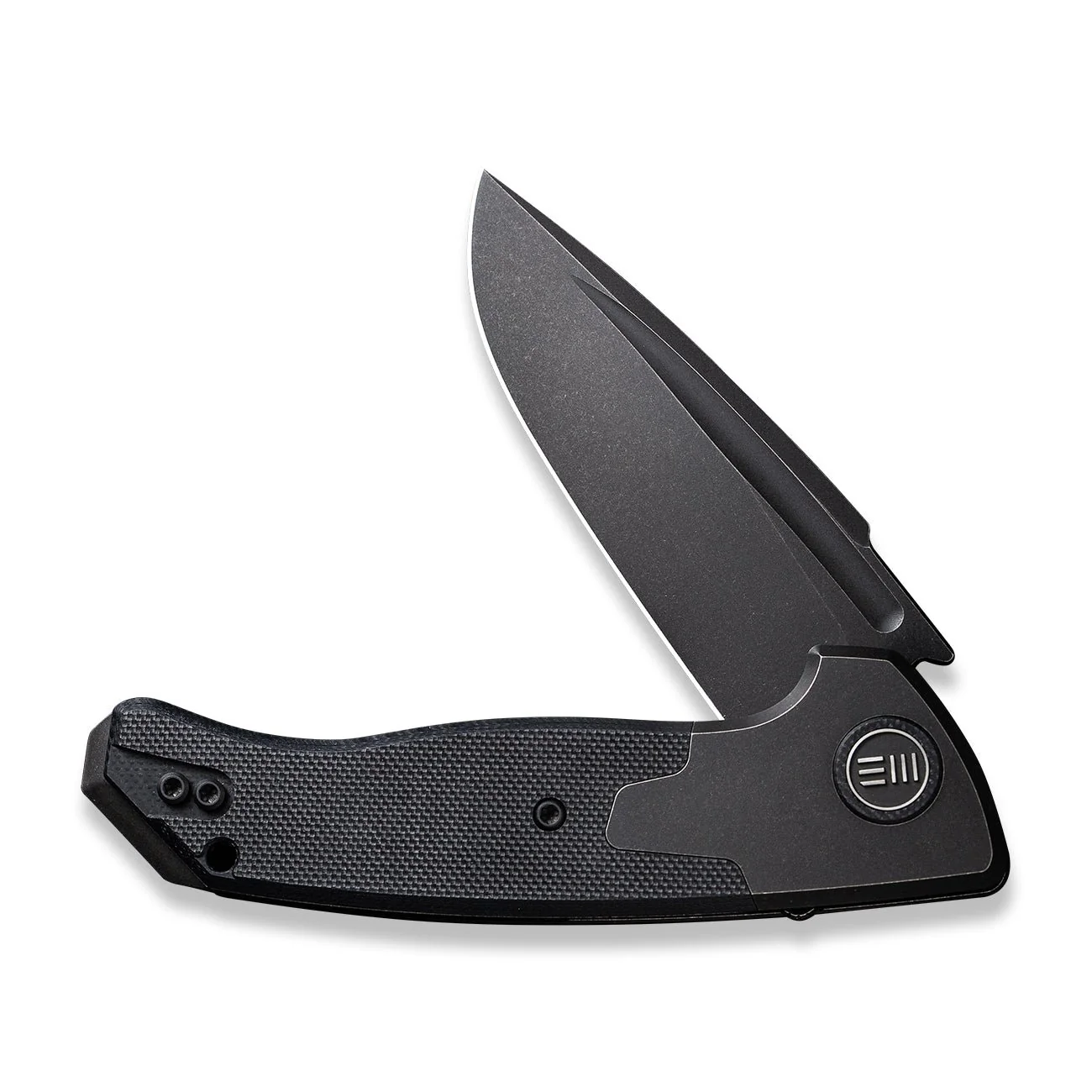 WEKNIFE Press Check Flipper Knife Titanium & G10 Handle (3.15" CPM 20CV Balde) WE20078B-1 - Image 4