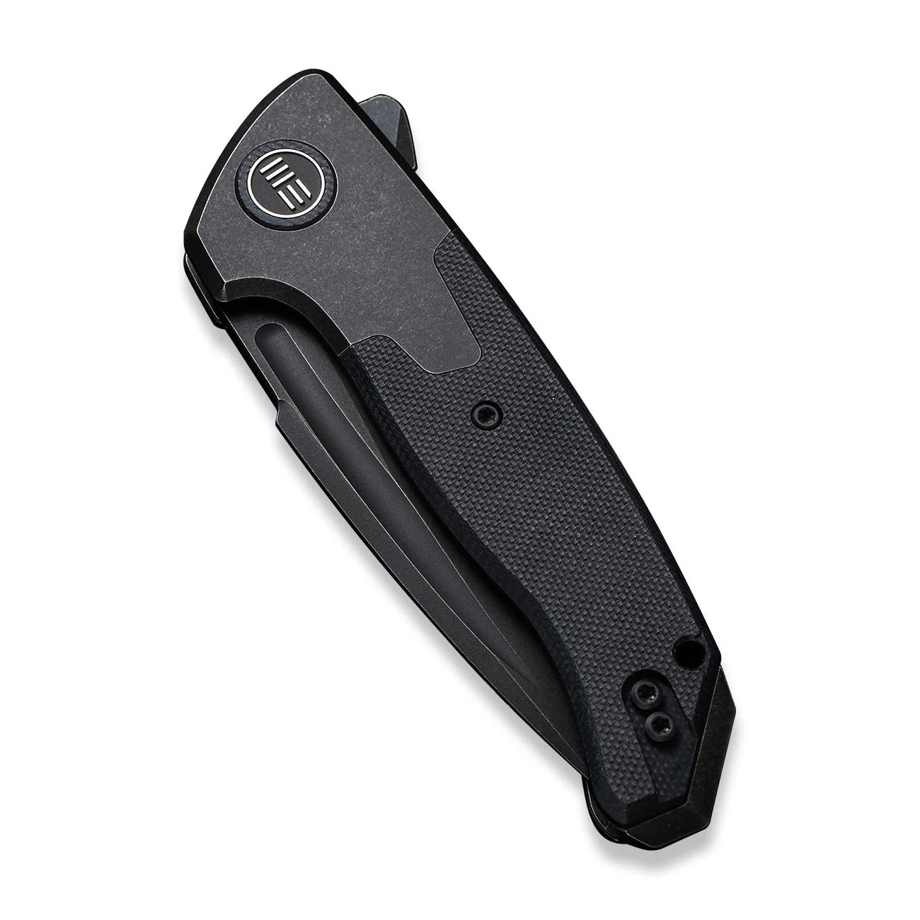 WEKNIFE Press Check Flipper Knife Titanium & G10 Handle (3.15" CPM 20CV Balde) WE20078B-1 - Image 5