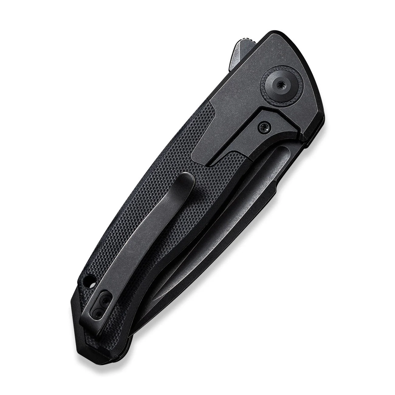 WEKNIFE Press Check Flipper Knife Titanium & G10 Handle (3.15" CPM 20CV Balde) WE20078B-1 - Image 6