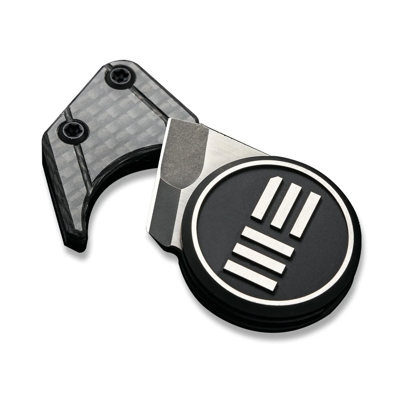 WEKNIFE Quark Fixed Blade Neck Knife Titanium & Carbon Fiber (0.47" M390 Blade) WE20021-2 - Image 5