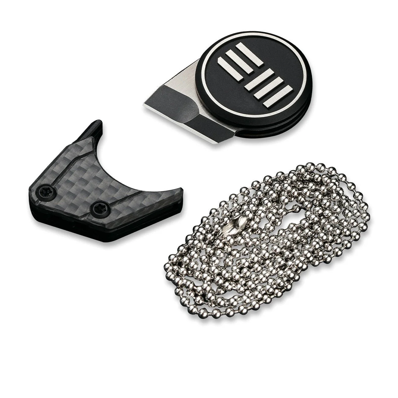 WEKNIFE Quark Fixed Blade Neck Knife Titanium & Carbon Fiber (0.47" M390 Blade) WE20021-2 - Image 8