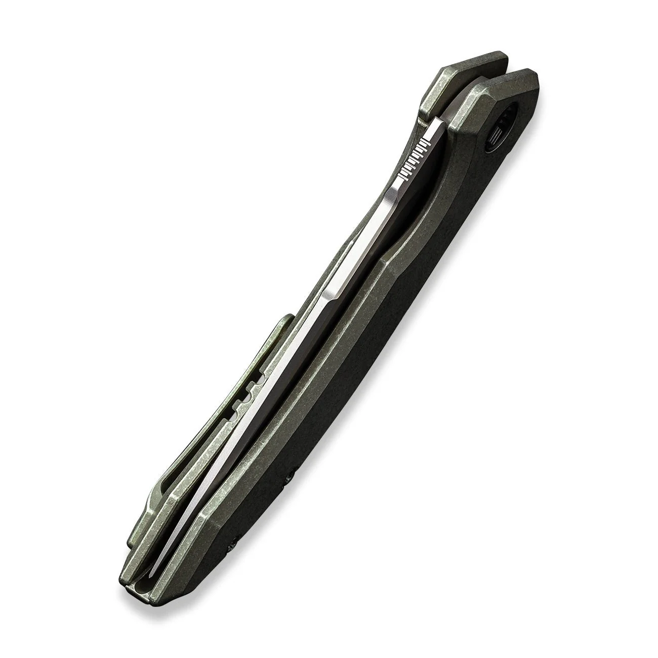 WEKNIFE Quixotic Flipper Knife Titanium Handle (3.45" CPM 20CV Blade) WE21016-4 - Image 5