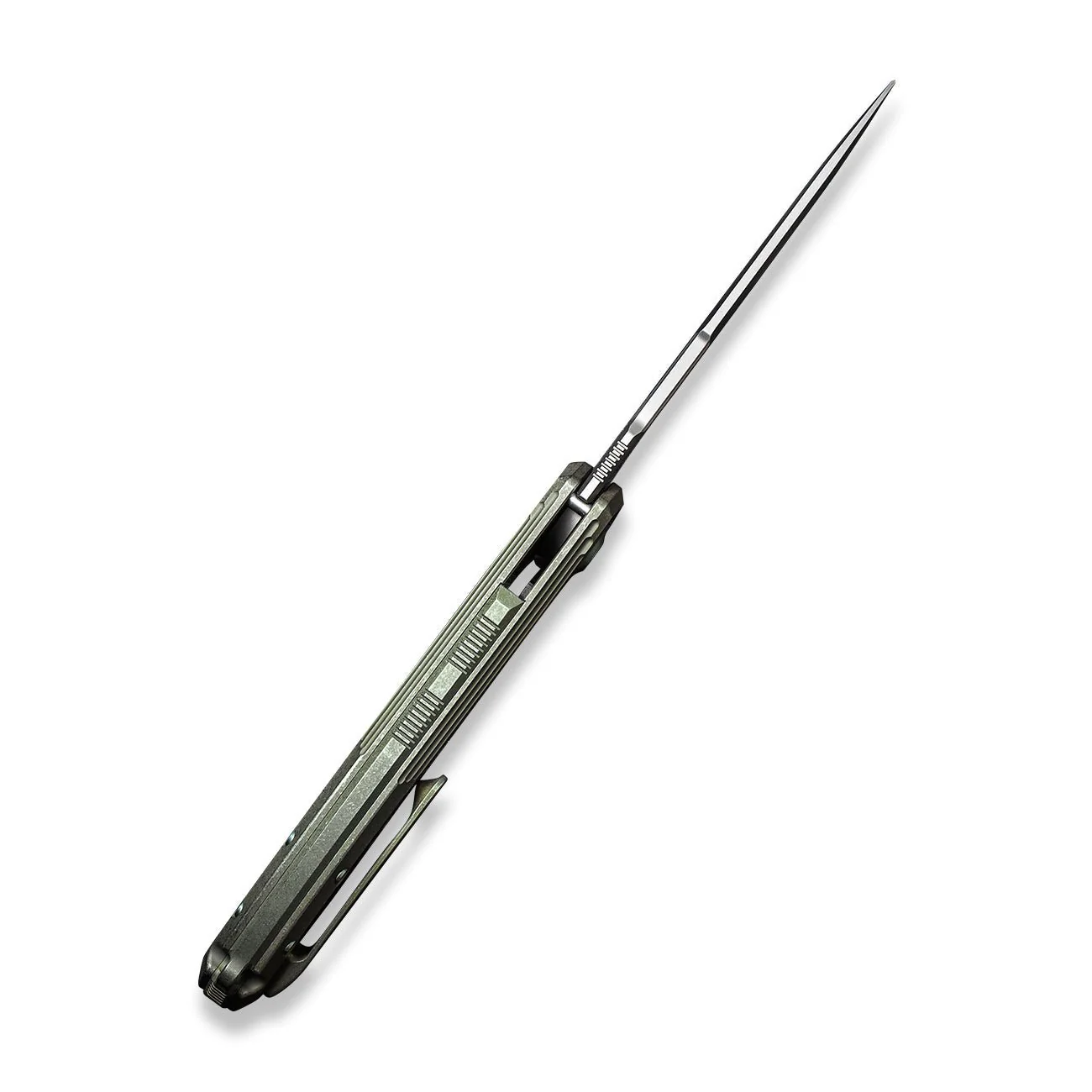 WEKNIFE Quixotic Flipper Knife Titanium Handle (3.45" CPM 20CV Blade) WE21016-4 - Image 6