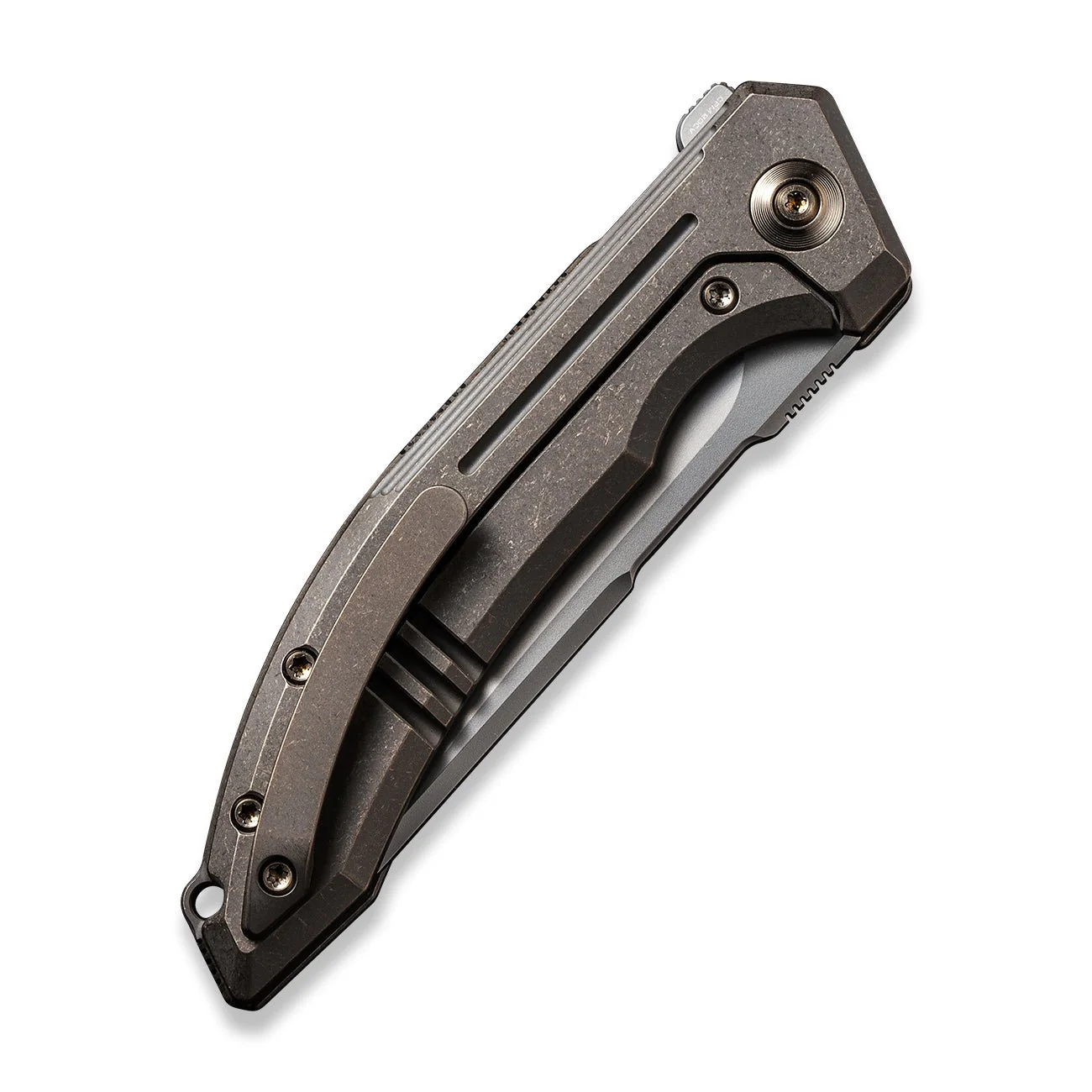 WEKNIFE Quixotic Flipper Knife Titanium Handle (3.45" CPM 20CV Blade) WE21016-5 - Image 6