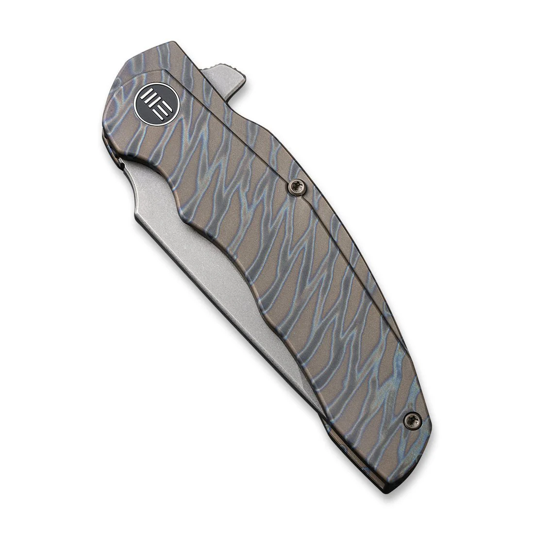 WEKNIFE Skreech Flipper Knife Titanium Handle (3.24" CPM 20CV Blade) 2014C - Image 6