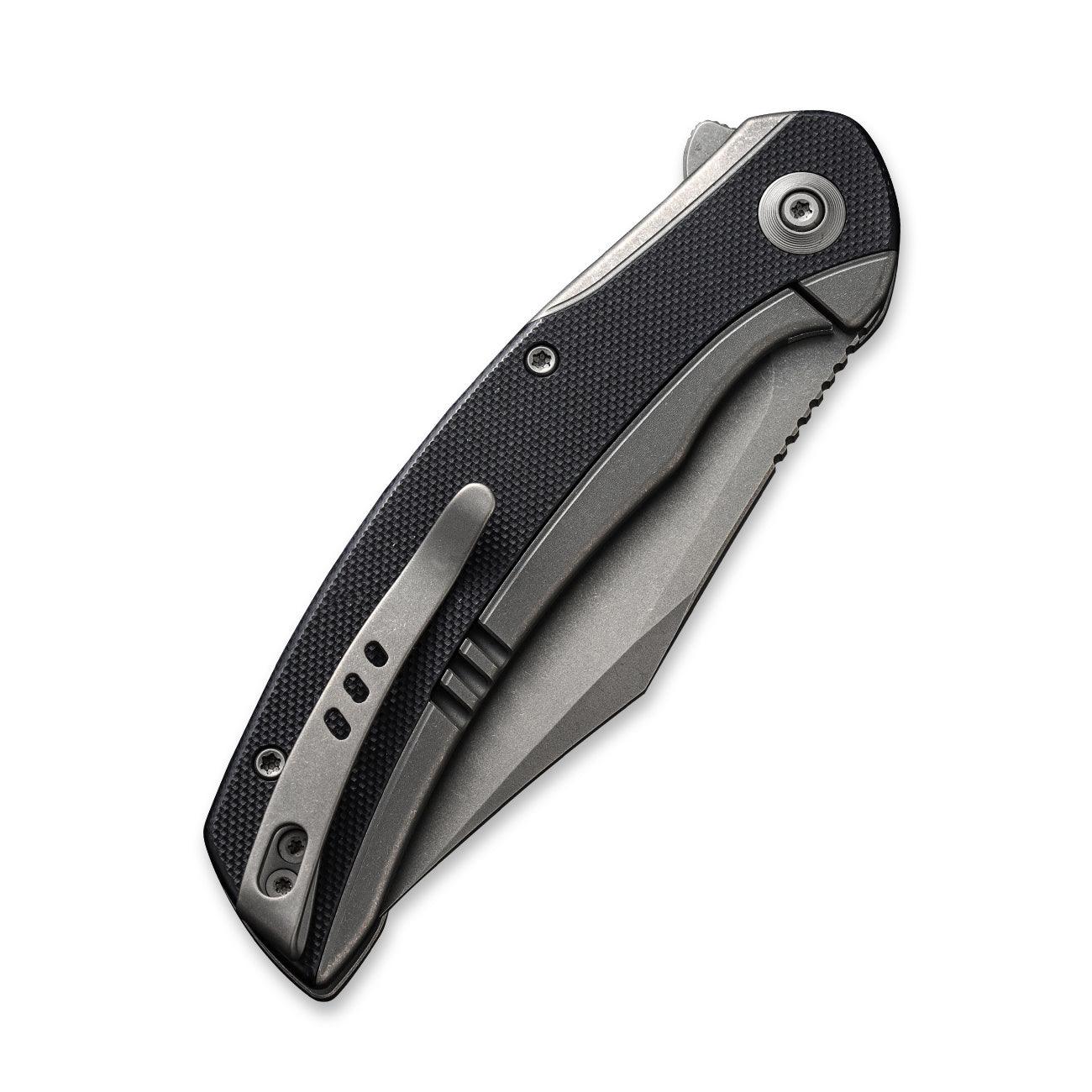 WEKNIFE Snick Flipper Knife Titanium & G10 Handle (3.47" CPM 20CV Blade) WE19022F-1 - Image 6