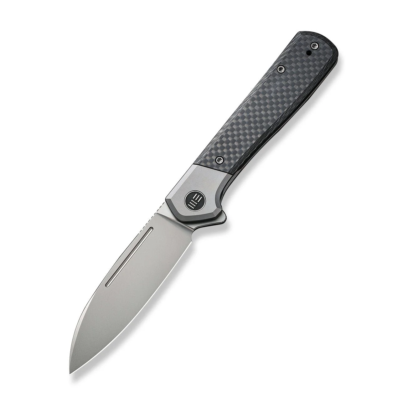 WEKNIFE Soothsayer Flipper Knife Titanium & Carbon Fiber Handle (3.48" CPM 20CV Blade) WE20050-1 - Image 3