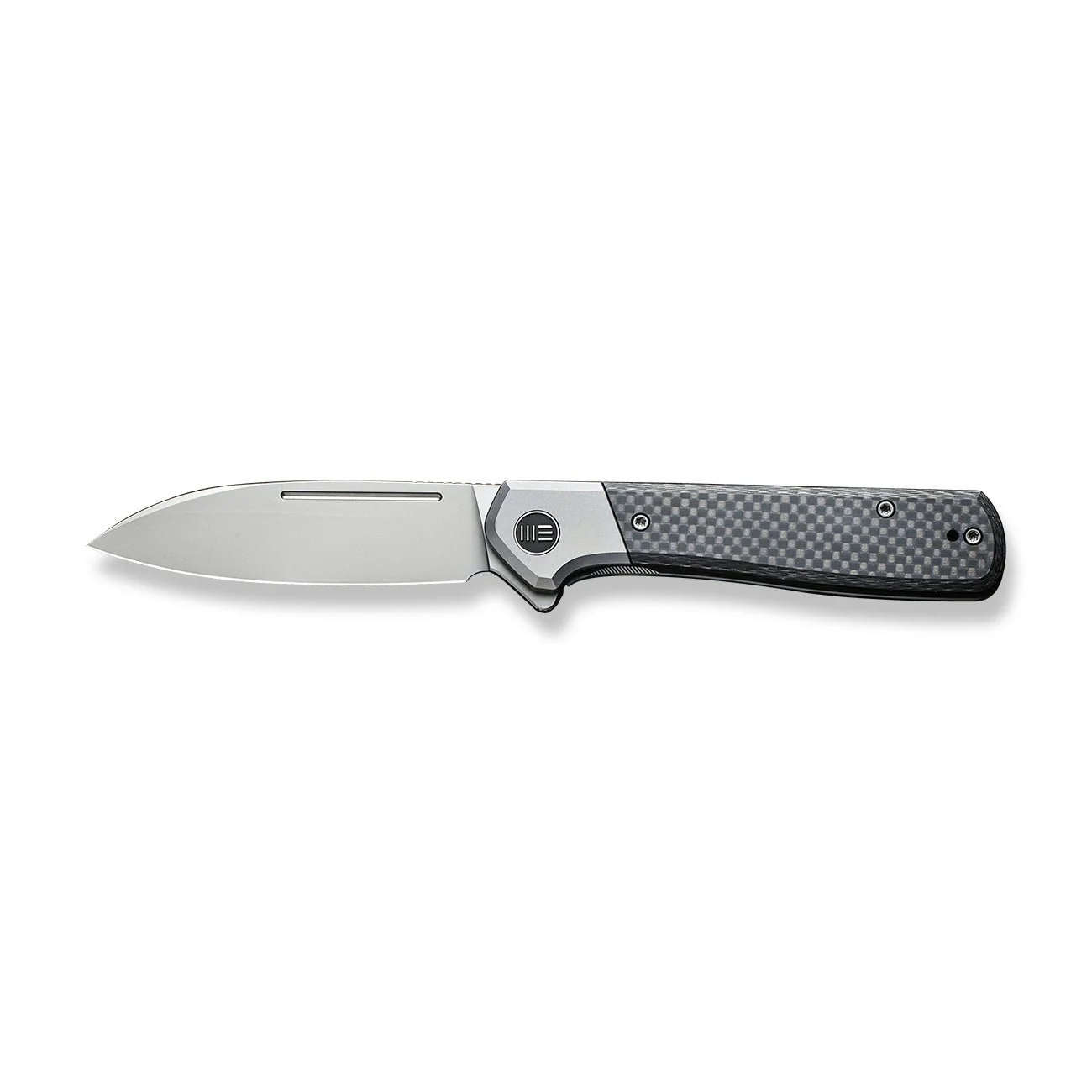 WEKNIFE Soothsayer Flipper Knife Titanium & Carbon Fiber Handle (3.48" CPM 20CV Blade) WE20050-1 - Image 4