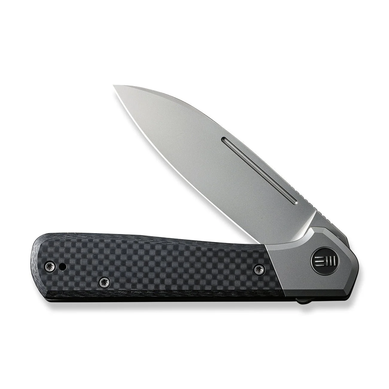 WEKNIFE Soothsayer Flipper Knife Titanium & Carbon Fiber Handle (3.48" CPM 20CV Blade) WE20050-1 - Image 5