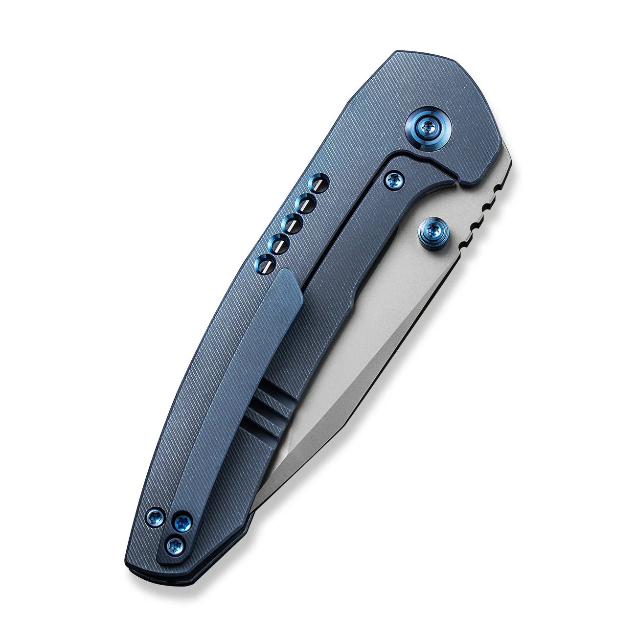 WEKNIFE Trogon Thumb Stud Knife Titanium Handle (3.2" CPM 20CV Blade) WE22002B-1 - Image 7