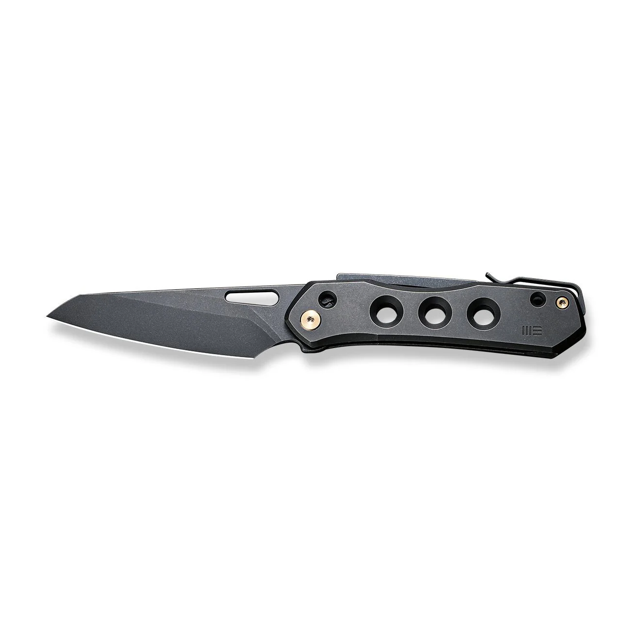 WEKNIFE Vision R Manual Thumb & Thumb Hole & Superlock Knife Titanium Handle (3.54" CPM 20CV Blade) WE21031-2 - Image 4